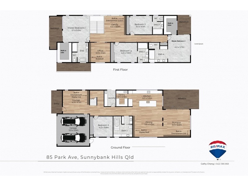 85 Park Av, Sunnybank Hills QLD 4109 Floorplan