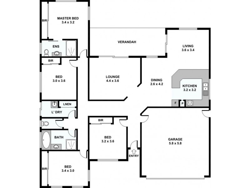 44 Kooyalee Street, Deception Bay QLD 4508 Floorplan