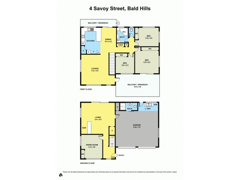 4 Savoy Street, Bald Hills QLD 4036 Floorplan