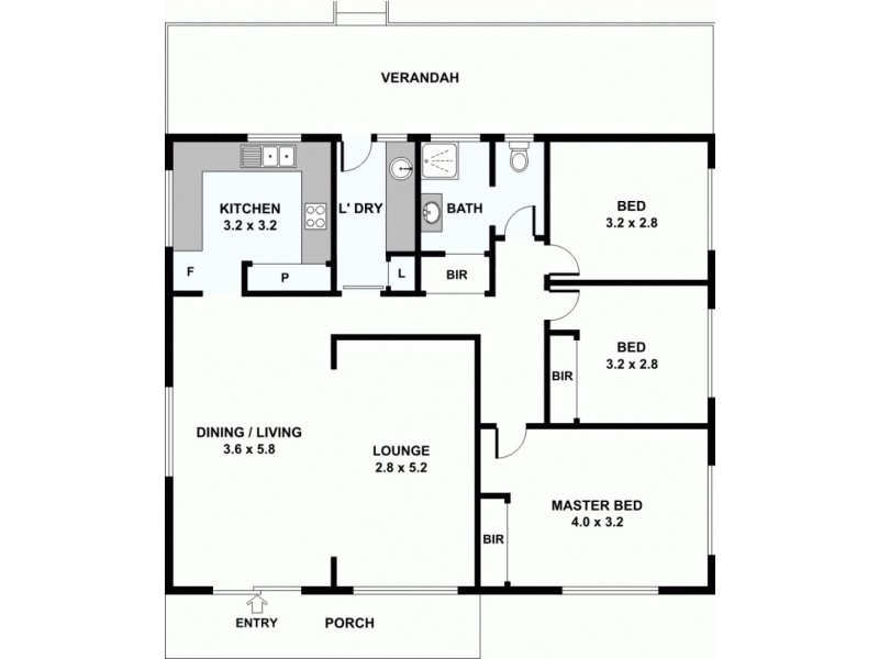 27 Warringah Gr, Petrie QLD 4502 Floorplan
