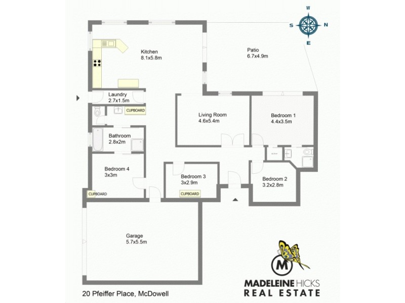 20 Pfeiffer Place, Mcdowall QLD 4053 Floorplan