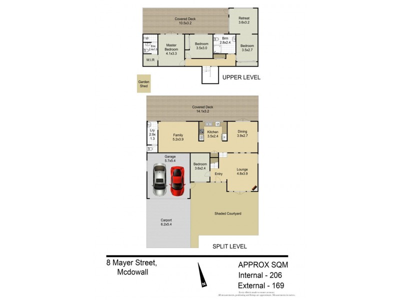 8 Mayer Street, Mcdowall QLD 4053 Floorplan