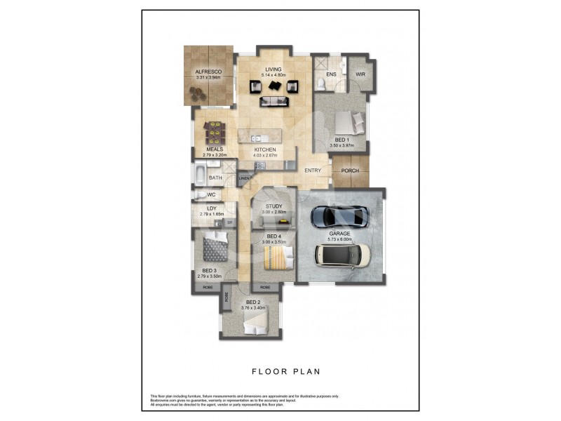 8 Rolleston, Keperra QLD 4054 Floorplan