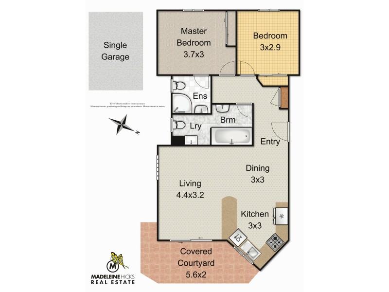 1/24 Terrace Street, Newmarket QLD 4051 Floorplan