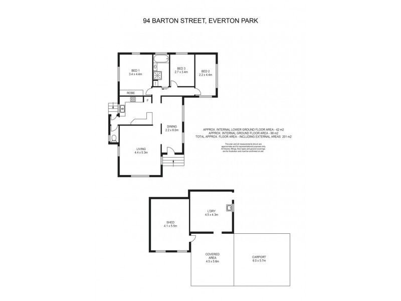 94 Barton St, Everton Park QLD 4053 Floorplan
