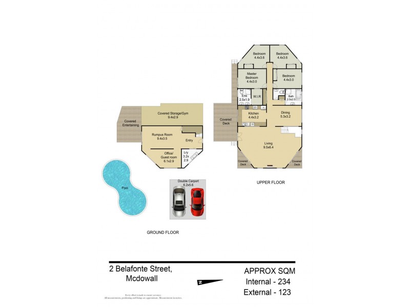 2 Belafonte Street, Mcdowall QLD 4053 Floorplan
