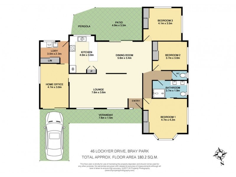 46 Lockyer Drive, Bray Park QLD 4500 Floorplan