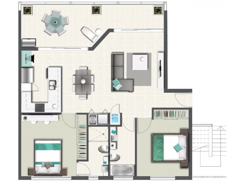 2/632 Nudgee Road, Nundah QLD 4012 Floorplan