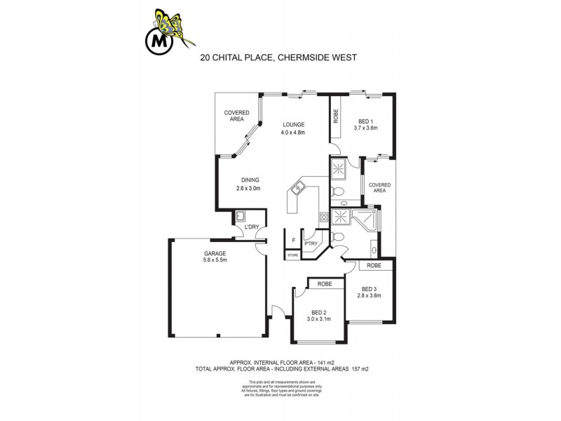20 Chital Place, Chermside West QLD 4032 Floorplan