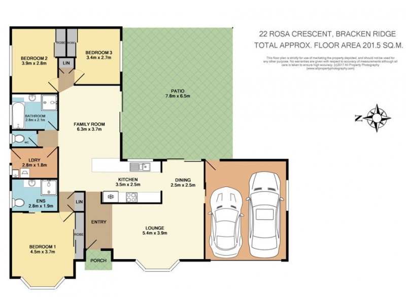 22 Rosa Crescent, Bracken Ridge QLD 4017 Floorplan