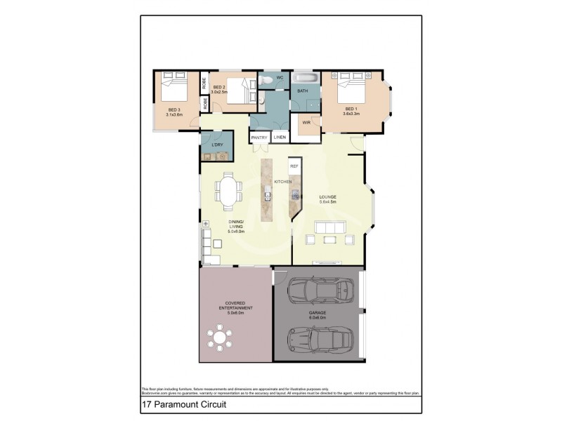 17 Paramount Circuit, Mcdowall QLD 4053 Floorplan