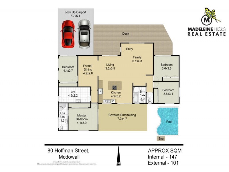 80 Hoffman Street, Mcdowall QLD 4053 Floorplan