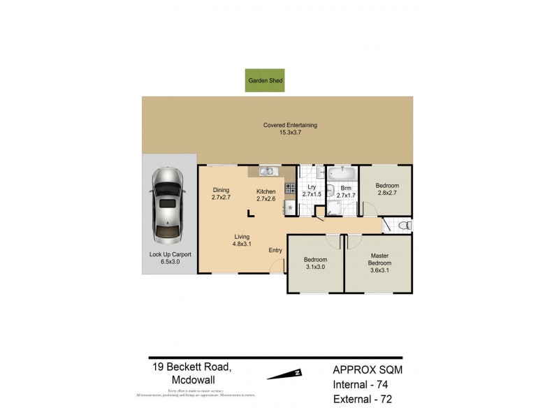 19 Beckett Road, Mcdowall QLD 4053 Floorplan