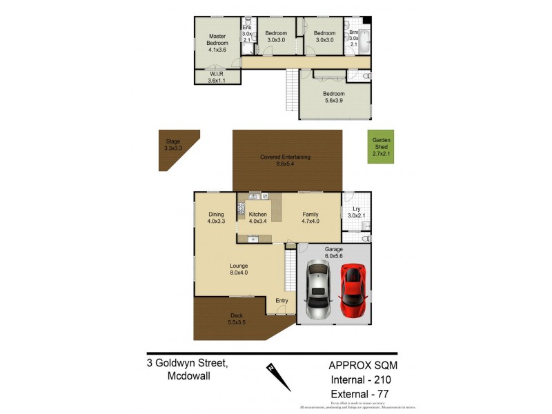3 Goldwyn Street, Mcdowall QLD 4053 Floorplan