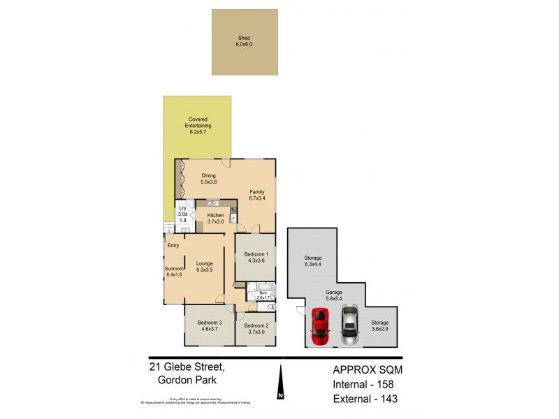 21 Glebe Street, Gordon Park QLD 4031 Floorplan