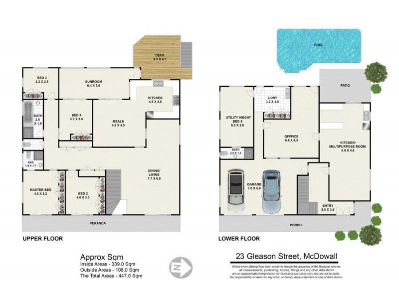 23 Gleason Street, Mcdowall QLD 4053 Floorplan
