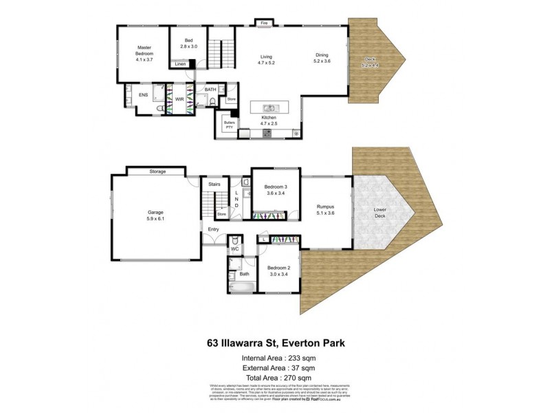 63 Illawarra Street, Everton Park QLD 4053 Floorplan