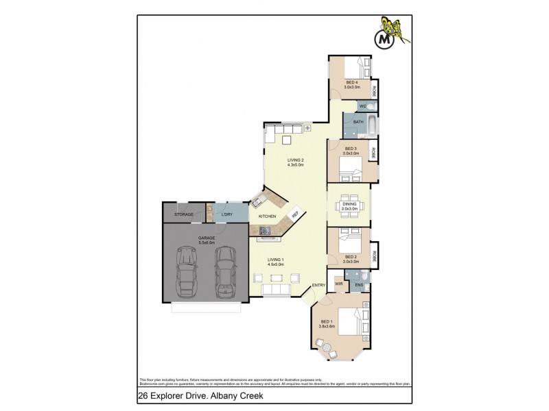 26 Explorer Drive, Albany Creek QLD 4035 Floorplan