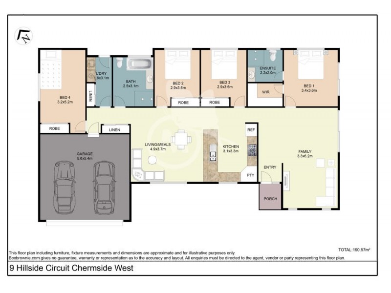 9 Hillside Circuit, Chermside West QLD 4032 Floorplan