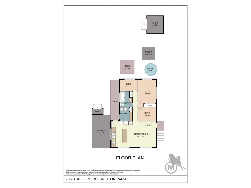 705 Stafford Road, Everton Park QLD 4053 Floorplan