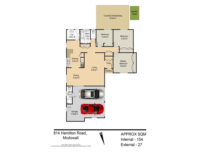 814 Hamilton Road, Mcdowall QLD 4053 Floorplan