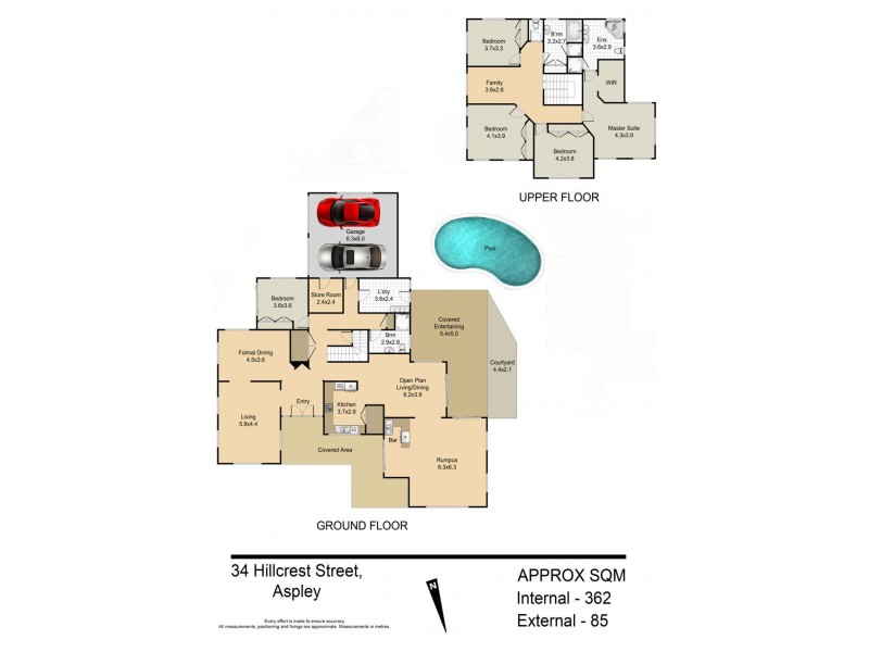 34 Hillcrest Street, Aspley QLD 4034 Floorplan