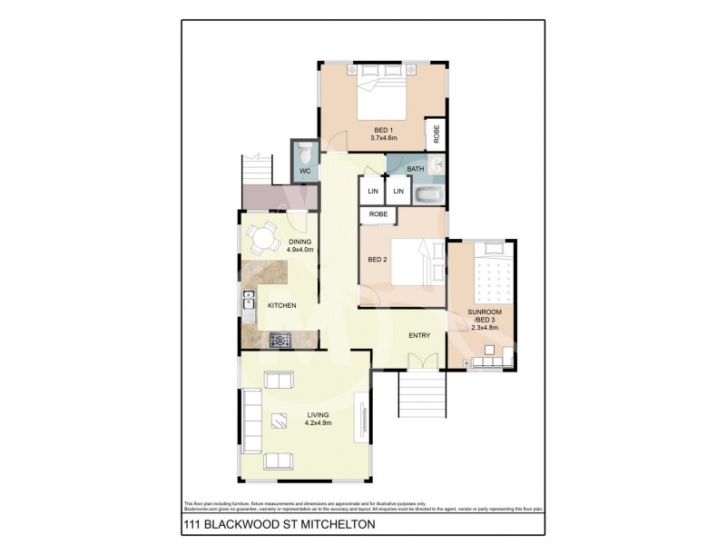 111 Blackwood Street, Mitchelton QLD 4053 Floorplan