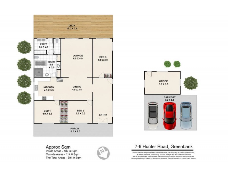 7 Hunter Road, Greenbank QLD 4124 Floorplan