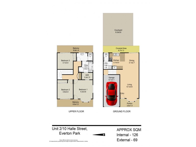 Unit 2/10 Halle Street, Everton Park QLD 4053 Floorplan