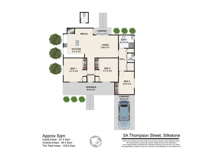 5a Thompson Street, Silkstone QLD 4304 Floorplan