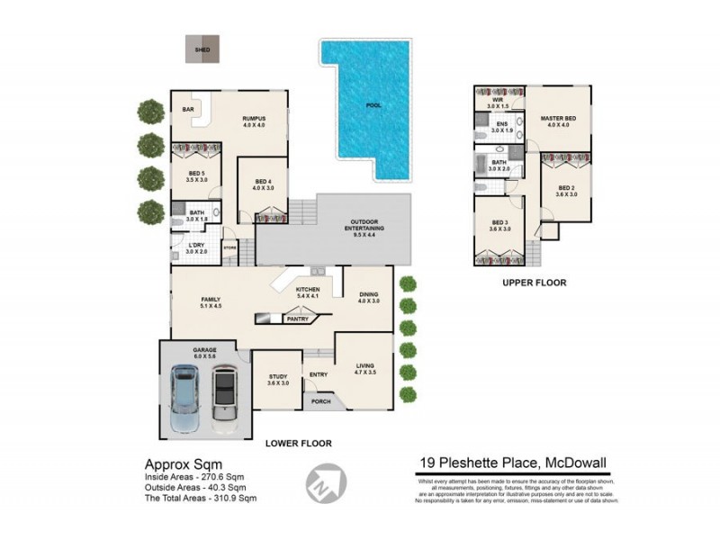 19 Pleshette Place, Mcdowall QLD 4053 Floorplan
