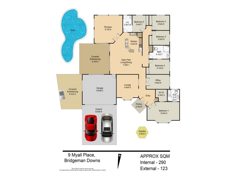 9 Myall place, Bridgeman Downs QLD 4035 Floorplan