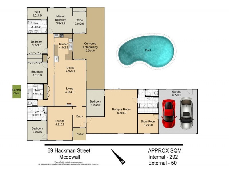 69 Hackman Street, Mcdowall QLD 4053 Floorplan