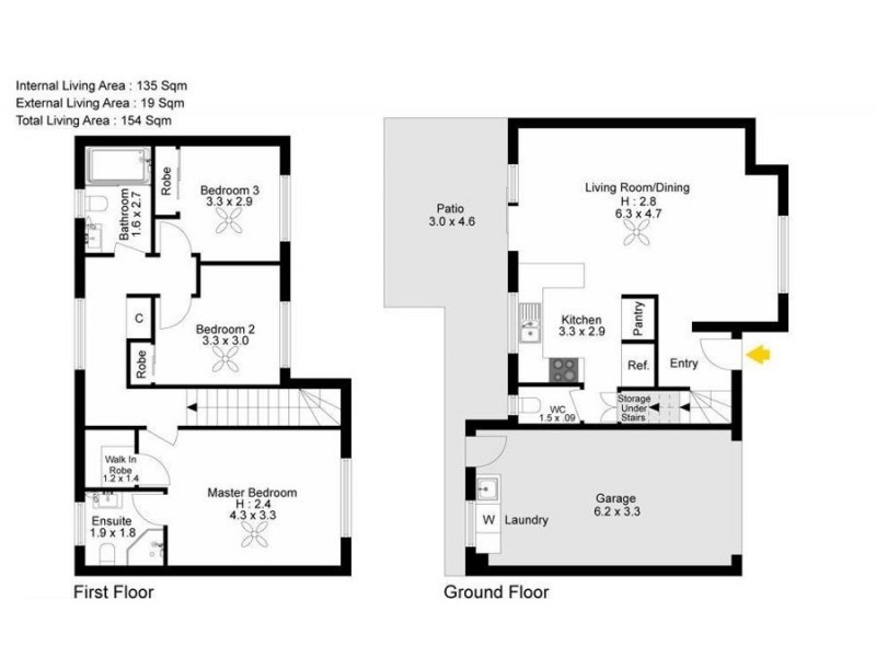 2/27 Sizer Street, Everton Park QLD 4053 Floorplan