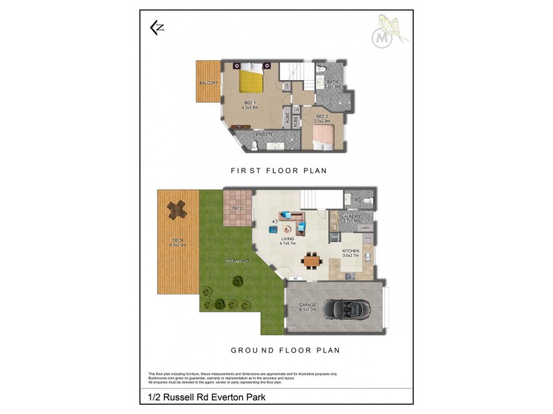 1/2 Russell Street, Everton Park QLD 4053 Floorplan