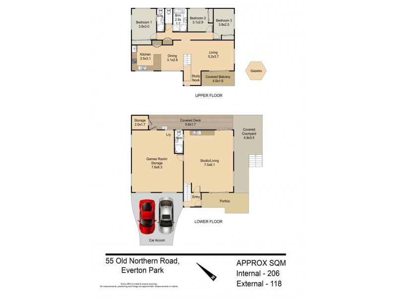 55 Old Northern Road, Everton Park QLD 4053 Floorplan