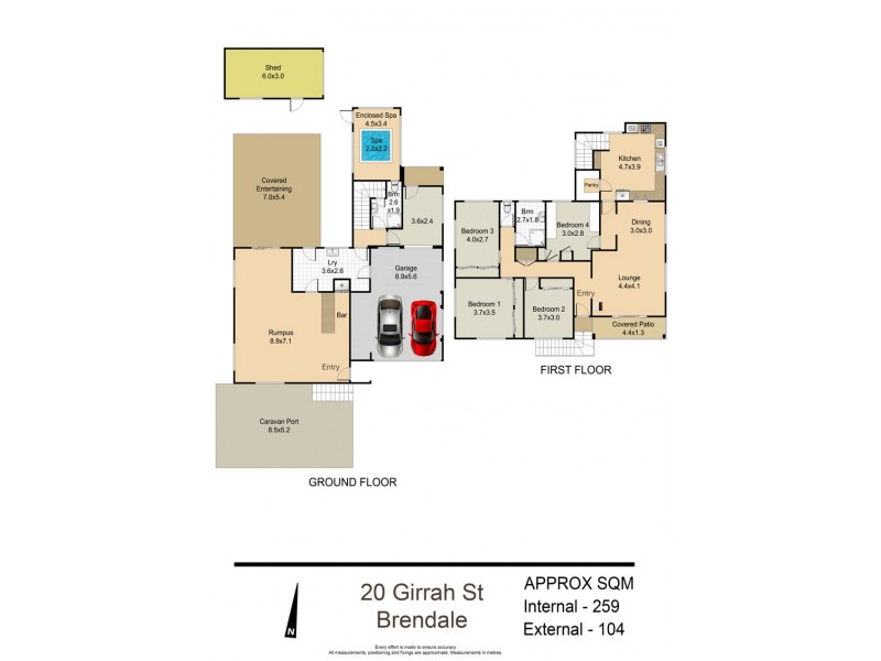 20 Girrah St, Brendale QLD 4500 Floorplan