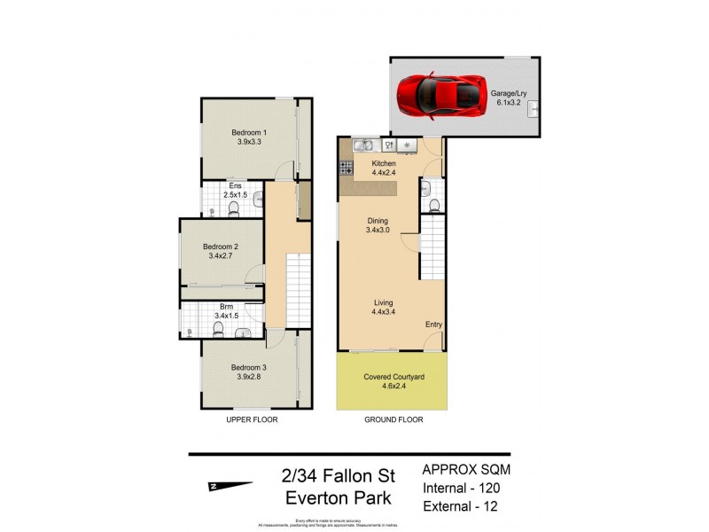 2/34 Fallon Street, Everton Park QLD 4053 Floorplan