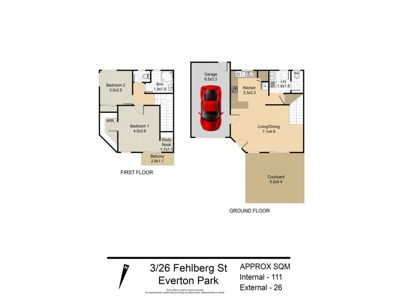 3/26 Fehlberg St, Everton Park QLD 4053 Floorplan