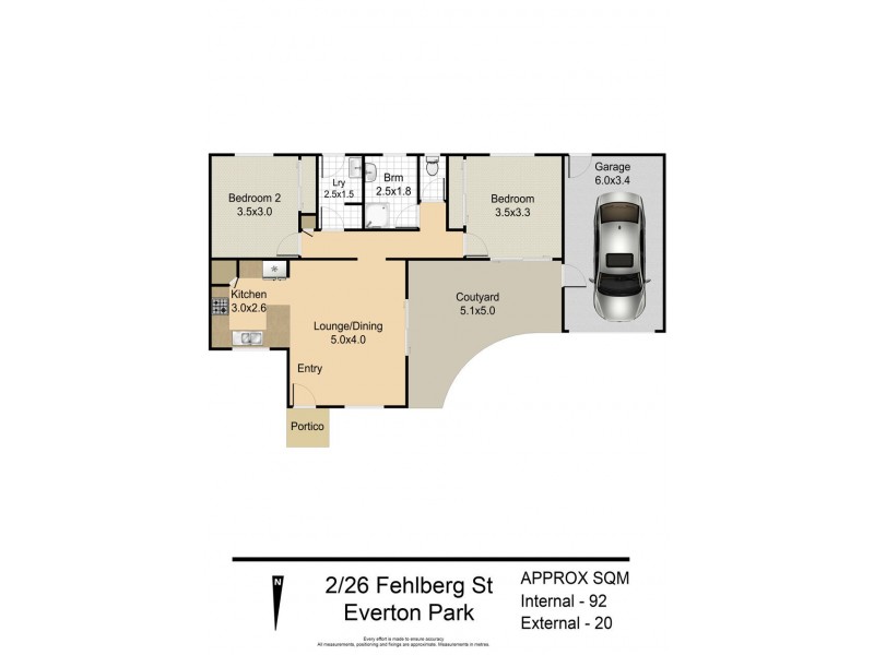 2/26 Fehlberg St, Everton Park QLD 4053 Floorplan