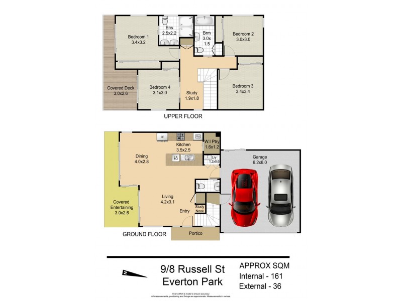 9/8 Russell Street, Everton Park QLD 4053 Floorplan