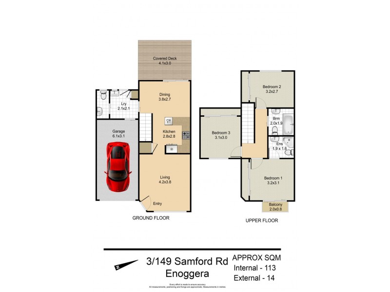 3/149 Samford Road, Enoggera QLD 4051 Floorplan