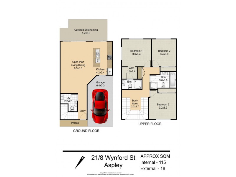 21/8 Wynford Street, Aspley QLD 4034 Floorplan