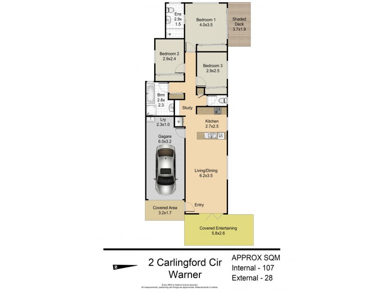 2 Carlingford Circuit, Warner QLD 4500 Floorplan
