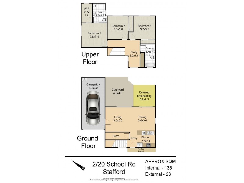2/20 School Road, Stafford QLD 4053 Floorplan