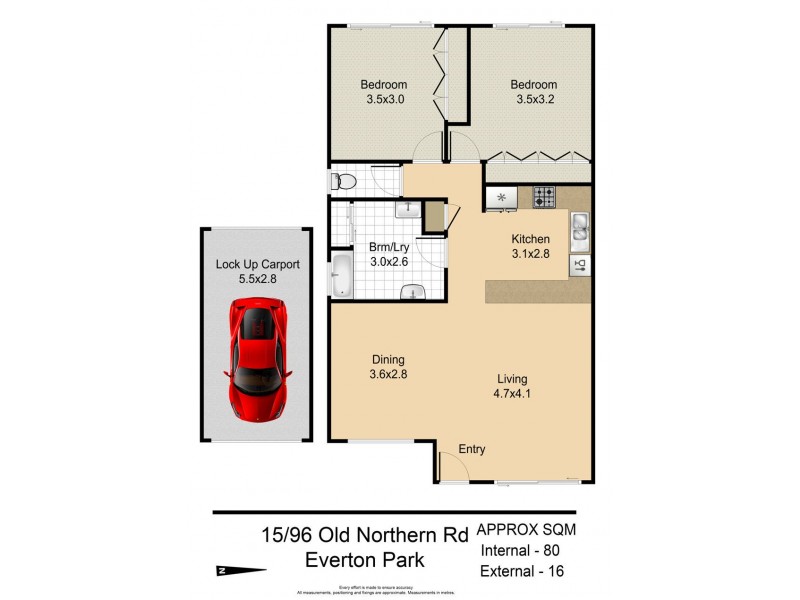 15/96 Old Northern Rd, Everton Park QLD 4053 Floorplan