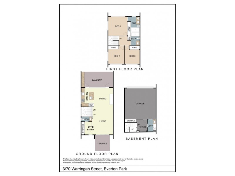 3/70 Warringah Street, Everton Park QLD 4053 Floorplan