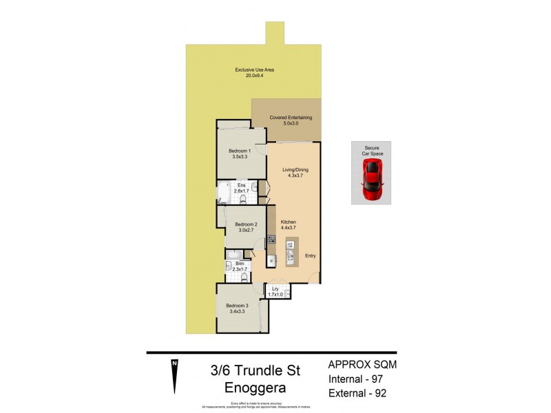 3/6-8 Trundle Street, Enoggera QLD 4051 Floorplan
