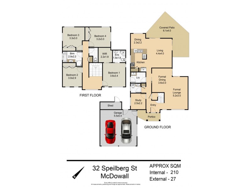 32 Speilberg Street, Mcdowall QLD 4053 Floorplan