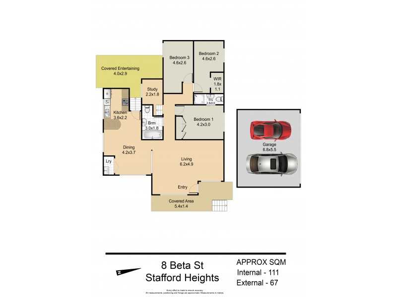 8 Beta Street, Stafford Heights QLD 4053 Floorplan